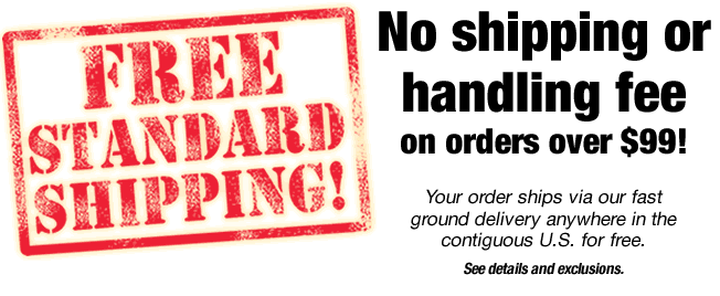 FREE Standard Shipping