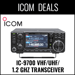 ICOM Deals featuring IC-9700 VHF/UHF/1.2 GHZ Transceiver