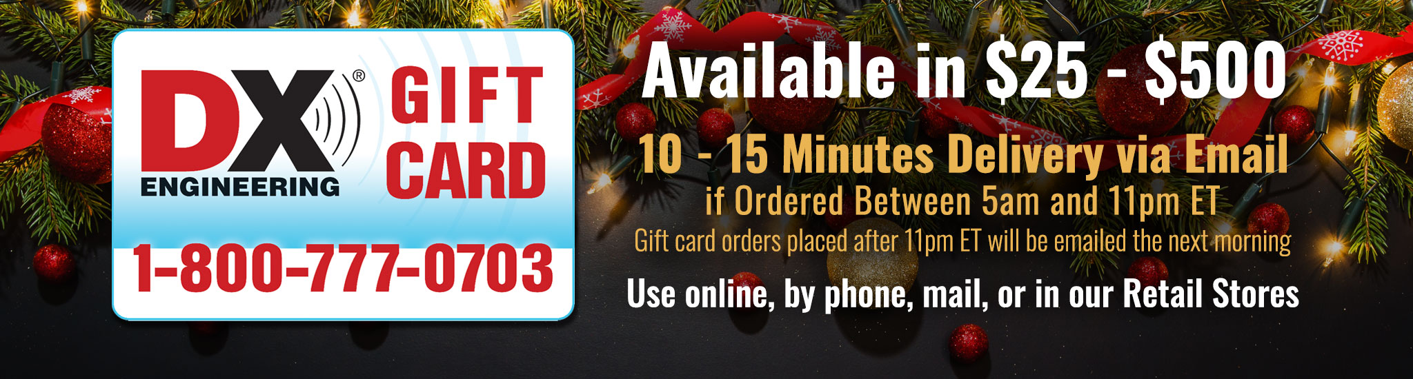 DX Engineering Holiday Gift Page