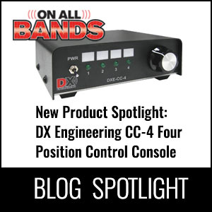 Blog Spotlight - New Product: DX Engineering CC-4 Four Position Control Console