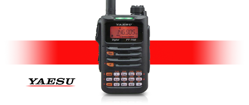 Yaesu FT-70DR 144/430 MHz Dual-Band C4FM Digital HT