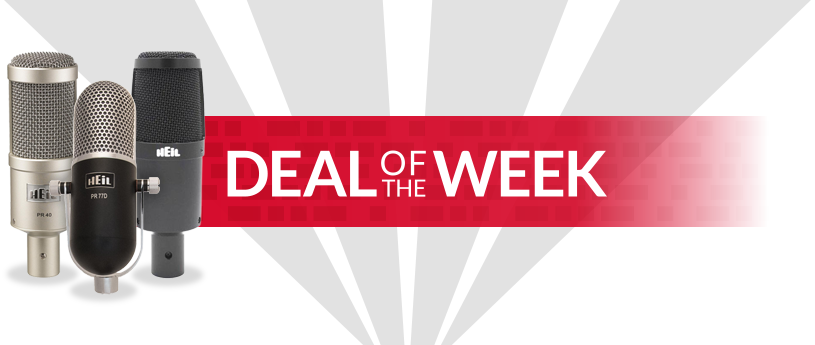 Deal of the Week on Select Heil Microphones