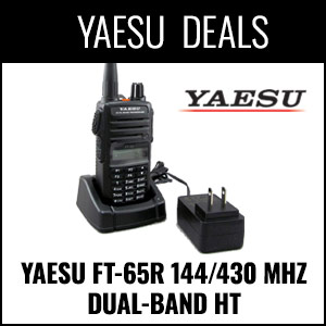 Yaesu Deals - Featuring Yaesu FT-65R 144/430 Mhz Dual-Band HT