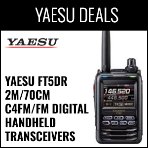 Yaesu Deals - Featuring Yaesu FT5DR 2M/70CM C4FM/FM Digital Handheld Transceivers