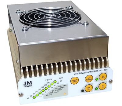 Toptek TEK-PA-180V Amplifier front view