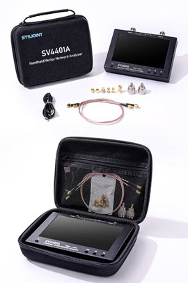 kit view of the SV4401A network analyzer 