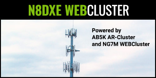 DX Engineering N8DXE WebCluster powered by AB5K AR-Cluster and NG7M WebCluster