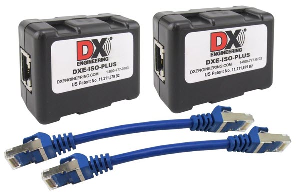 DX Engineering ISO-PLUS Ethernet RF Filter 2-Pack