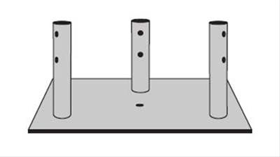 ROHN BPC55G ROHN Pier Pin Tower Base Plates | DX Engineering
