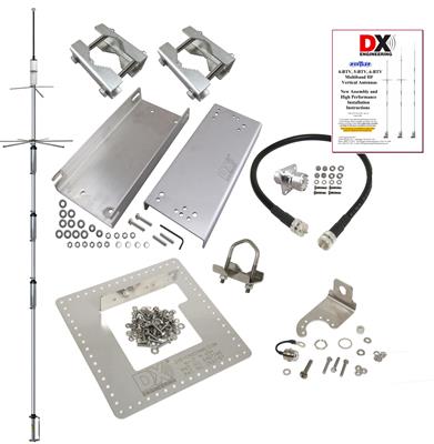 DX Engineering 5BTV 5-Band High Performance HF Vertical Antennas and  OMNI-TILT™ Mounting Systems