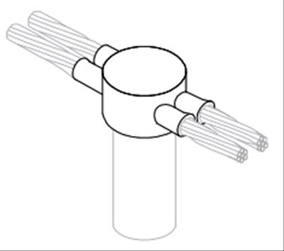 Erico NX1-161G ERICO CADWELD ONE SHOT Wire to Ground Rod Clamps