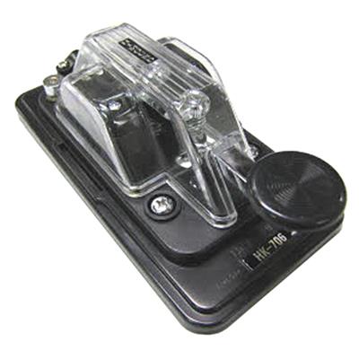Hi-Mound HK-706 Low-Profile Straight Keys with Clear Cover