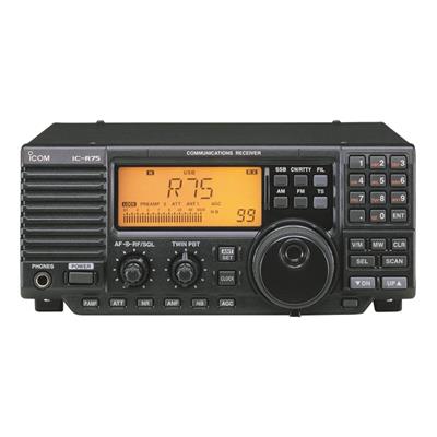 ICOM IC-R75 HF+50 MHz All Mode Communications Receivers