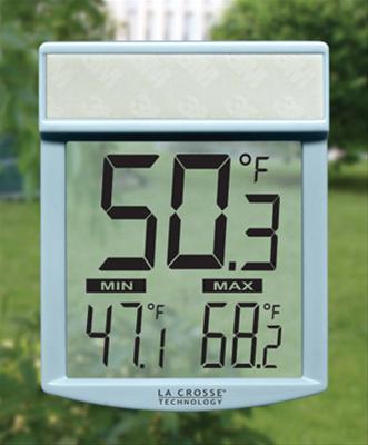 LaCrosse Solar Window Thermometer