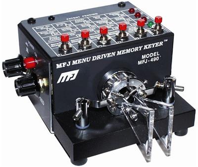 公式銀座MFJ MFJ-455B エレキー エレクトリックキーヤー + Bencher BY-1 パドル 複式電鍵 セット【10 アクセサリ