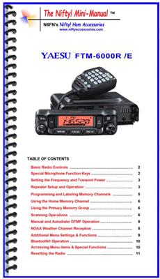 Nifty Accessories MM-FTM-6000R Nifty Accessories Reference Guides