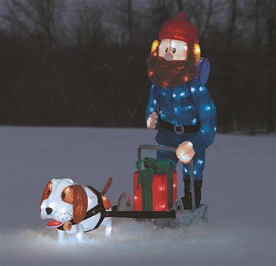 Summit Gifts 36323 Yukon Cornelius Dog Sled Lighted Display | DX