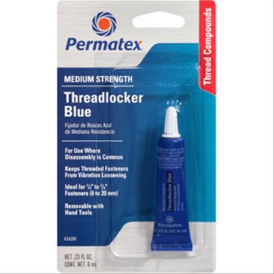 Permatex 24200 Permatex Medium Strength Blue Threadlocker | DX Permatex 24200 Permatex Medium Strength Blue Threadlocker | DX