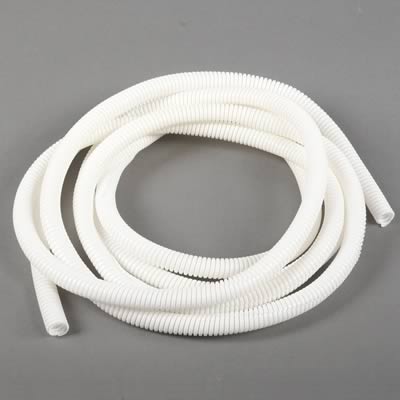 Taylor Cable 38503 Yellow Convoluted Tubing - 1/2 Inch ID, 25 Foot Split Loom For Wires