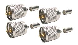 Amphenol RF UHF Male Crimp Connectors 182100