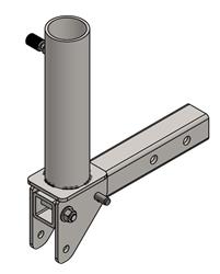 Carlson Heavy Duty Portable Antenna Mast Trailer Hitch Mounts