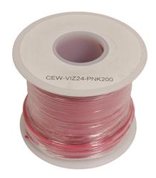 Consolidated Wire High Visibility Antenna Wire VIZ24-PNK200