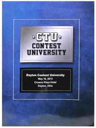 CTU Books 2013 Contest University Textbooks CTU-2013