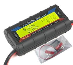 200 Amp Inline DC Power Analyzer and Watt Meters DC-VAWM-200P