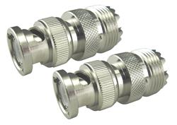 BNC Female To UHF Female SO-239 Coaxial Adapter - RF Connector - USA Seller