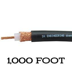 DX Engineering RG-213/U 50-ohm Bulk Coaxial Cable DXE-213U-1000
