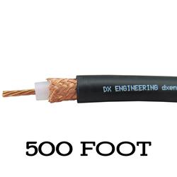 DX Engineering RG-213/U 50-ohm Bulk Coaxial Cable DXE-213U-500