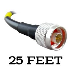 DX Engineering 400MAX Type N Low-Loss 50-ohm Coax Assemblies DXE-400MAXDN025