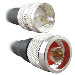 DX Engineering 400MAX Type-N to PL-259 Low-Loss 50-ohm Coaxial Adapter Cable Assemblies