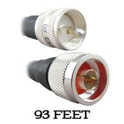 DX Engineering 400MAX Type-N to PL-259 Low-Loss 50-ohm Coaxial Adapter Cable Assemblies DXE-400MAXNXC093