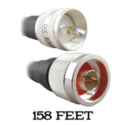 DX Engineering 400MAX Type-N to PL-259 Low-Loss 50-ohm Coaxial Adapter Cable Assemblies DXE-400MAXNXC158