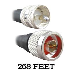 DX Engineering 400MAX Type-N to PL-259 Low-Loss 50-ohm Coaxial Adapter Cable Assemblies DXE-400MAXNXC268