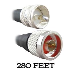 DX Engineering 400MAX Type-N to PL-259 Low-Loss 50-ohm Coaxial Adapter Cable Assemblies DXE-400MAXNXC280