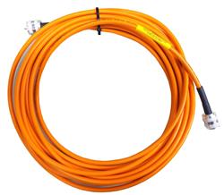 DX Engineering RG-8X High Visibility Orange 50-ohm Coaxial Cable Assemblies DXE-8XVDX035