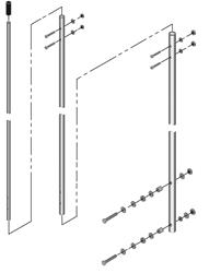 DX Engineering Active Receive Vertical Replacement Tubing
