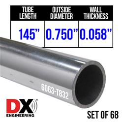 DX Engineering High-Strength Aluminum Tubing Bundles DXE-AT1808-68B