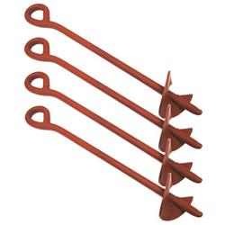 DX Engineering Rope Guying Earth Anchors DXE-EA15-4P