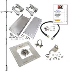 DX Engineering 4BTV 4-Band High Performance HF Vertical Antennas and OMNI-TILT™ Mounting Systems DXE-HSR-4BTV-P2