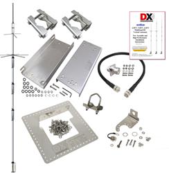 DX Engineering 5BTV 5-Band High Performance HF Vertical Antennas and OMNI-TILT™ Mounting Systems DXE-HSR-5BTV-P2