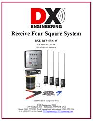 DX Engineering Instruction Manuals DXE-RFS-4S-INS