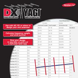 DX Engineering Yagi Mechanical® Antenna Design Software DXE-SOF-YAGIMECH