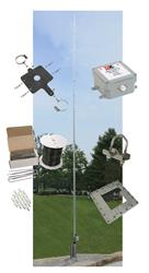 DX Engineering DXE-VE-60-2P-RAD 60-Meter Monoband Vertical Antennas DXE-VE-60-2P-RAD