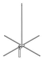 Firestik Antenna Company 2M-CKB 5/8 Wave 2M Base Vertical Antennas 2M-CKB
