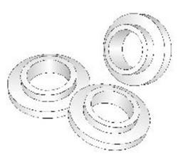 Firestik Antenna Company Nylon Stud Mount Insulator Washers NW-1