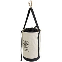 Klein Tools Load Rated Canvas Buckets with Drawstring Close 5114DSC22