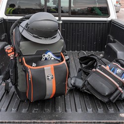 Klein Tools Tradesman Pro Backpack Replacement Welding Helmet Pockets 55665